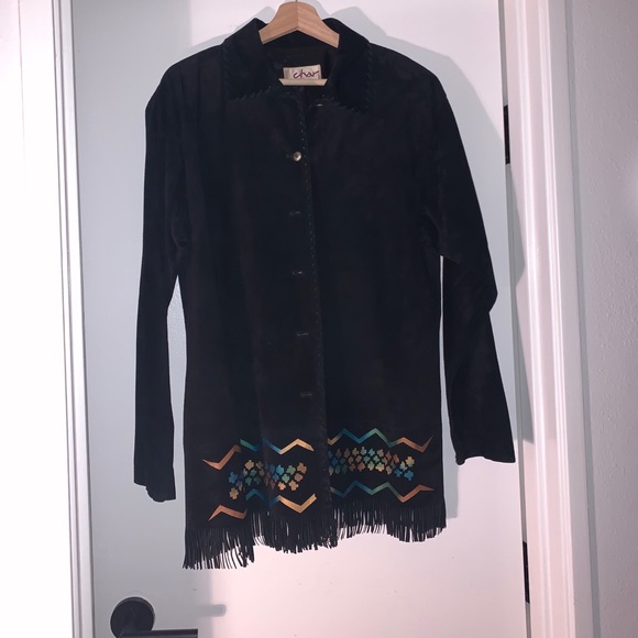 Vintage Jackets & Blazers - 🔥DEAL🔥 ‘CHAR Santa Fe’ Suede and leather VINTAGE